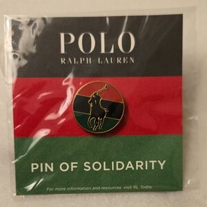 Polo by Ralph Lauren Pin of Solidarity - Red and Green